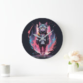 Stijlvolle Cute Kat Ontwerp Grote Klok (Huis)