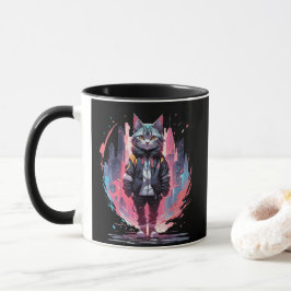 Stijlvolle Cute Kat Ontwerp Mok