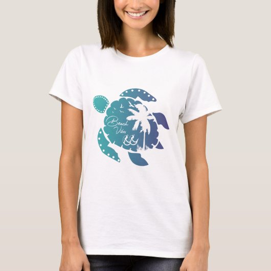 Stijlvolle Cute Zeeschildpad's  T-shirt (Voorkant)