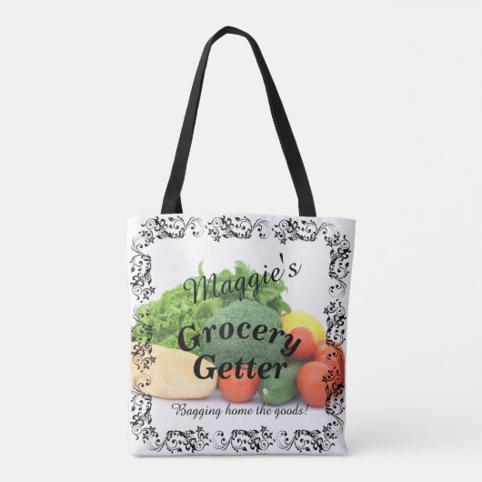 Stijlvolle, dagelijkse boodschapper tote bag (Achterkant)