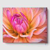 Stijlvolle Dahlia Gastenboek (Achterkant)