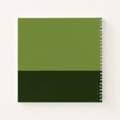 Stijlvolle Daisy Versierde Spiraal Notitieboek (Achterkant)