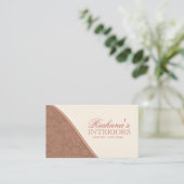 Stijlvolle DamasVisitekaartjes Visitekaartje (Staand voorkant)