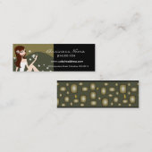 Stijlvolle dame - klein Visitekaartje (profielkaar (Voorkant / Achterkant)