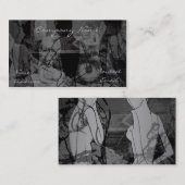 Stijlvolle dames op Mode in grijs Visitekaartje (Voorkant / Achterkant)