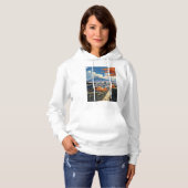 Stijlvolle dameshoodie hoodie (Voorkant volledig)