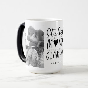 Stijlvolle dammen worden gepromoot naar Glam-ma fo Magische Mok