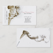 Stijlvolle dans-roke kaart visitekaartje (Voorkant / Achterkant)