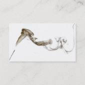 Stijlvolle dans-roke kaart visitekaartje (Achterkant)