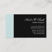 Stijlvolle Decor Interieurontwerper Visitekaartje (Achterkant)