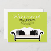 Stijlvolle Decor Verhuisaankondigingen Aankondigingskaart (Voorkant / Achterkant)