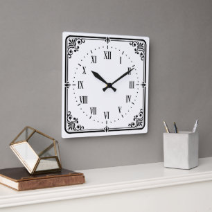Stijlvolle decoratieve klok voor thuis en kantoor
