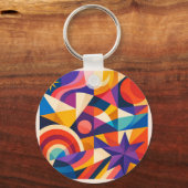 Stijlvolle decoratieve kussensloop | Modern & Cozy Sleutelhanger (Voorkant)