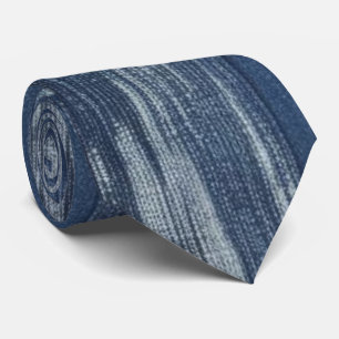 Stijlvolle denim Stropdas
