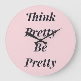 Stijlvolle denk  zijn  klok