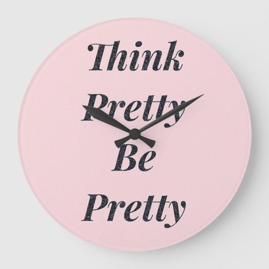 Stijlvolle denk  zijn  klok (Voorkant)