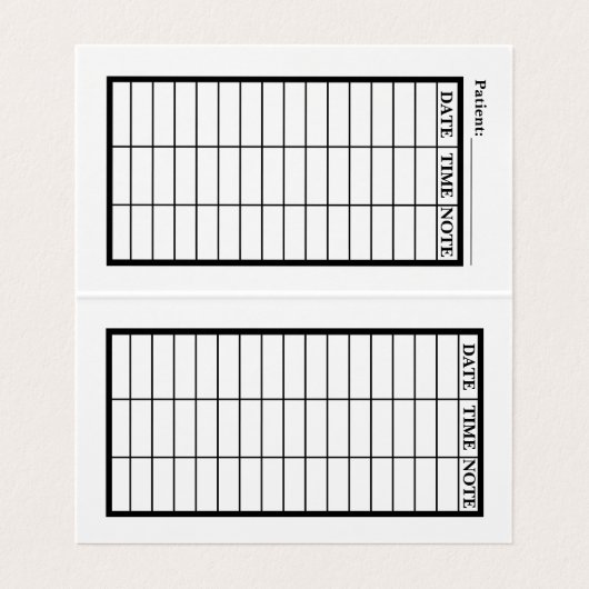 Stijlvolle Dentist Appointkaart Visitekaartje (Binnenkant ongevouwen)