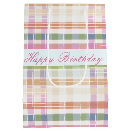 Stijlvolle design afdrukken medium cadeauzakje (Achterkant)