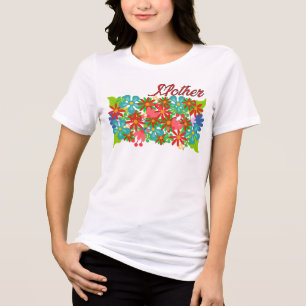 Stijlvolle Design ter ere van mama Tri-Blend Shirt