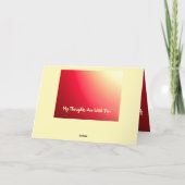 Stijlvolle Designer Red Kaart (Achterkant)