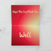 Stijlvolle Designer Red Kaart (Binnen)