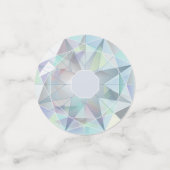 Stijlvolle diamant edelsteen feesttafel confetti (Kleine voorkant)