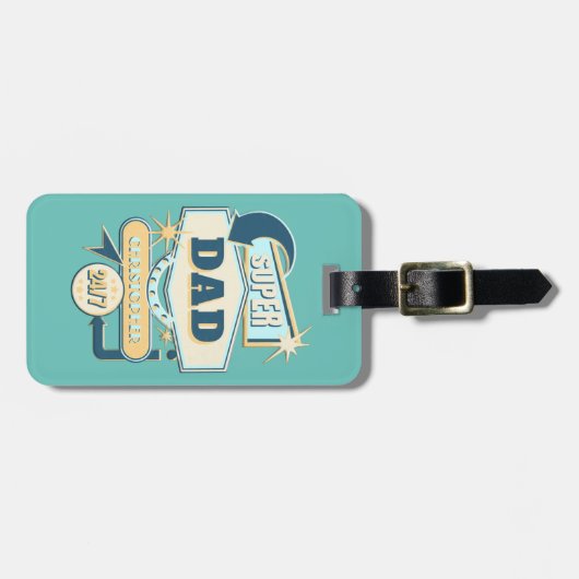 Stijlvolle diner Sign Super Pap Bagagelabel (Voorkant horizontaal)