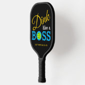 Stijlvolle DINK ALS EEN BOSS Pickleball Paddle (Links)