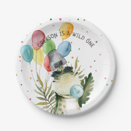 Stijlvolle Dinosaur Party Animals Birthday Party Papieren Bordje