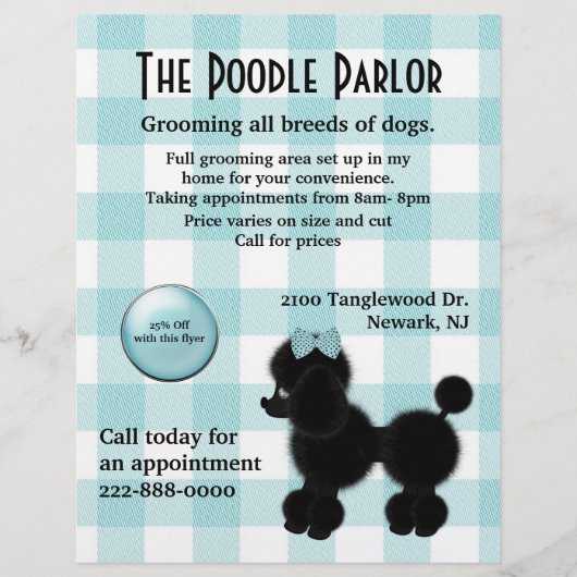 Stijlvolle Dog Care Flyer (Voorkant)