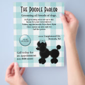 Stijlvolle Dog Care Flyer (Hand)