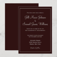 Stijlvolle donkere krotten en grijze bruiloft