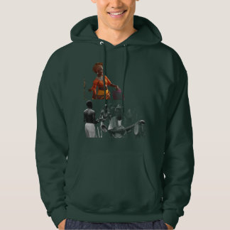 "Stijlvolle donkergroene T-shirt hoodie - comforta