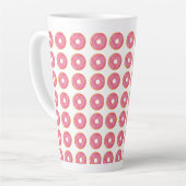 Stijlvolle Donut Latte Mok (Linkerhoek)