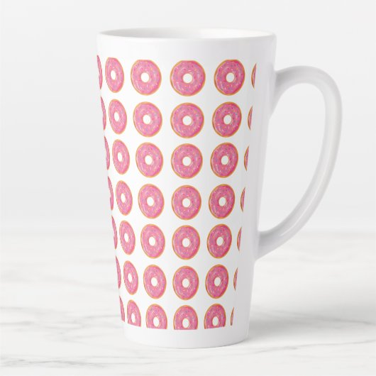 Stijlvolle Donut Latte Mok (Rechts)