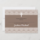 STIJLVOLLE DOOP NODIGT UIT::  4aL Kaart (Voorkant)