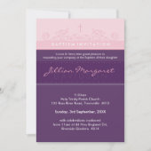 STIJLVOLLE DOOP NODIGT UIT:: elegant 2P Kaart (Voorkant)