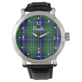 Stijlvolle Douglas Plaid Faced Custom Watch Horloge