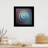 stijlvolle draai poster (Keuken)