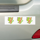 Stijlvolle draak bumpersticker (Op auto)