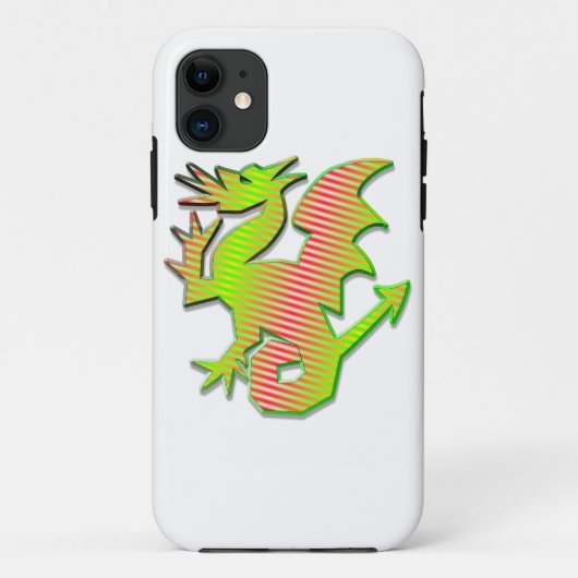 Stijlvolle draak Case-Mate iPhone case (Achterkant)