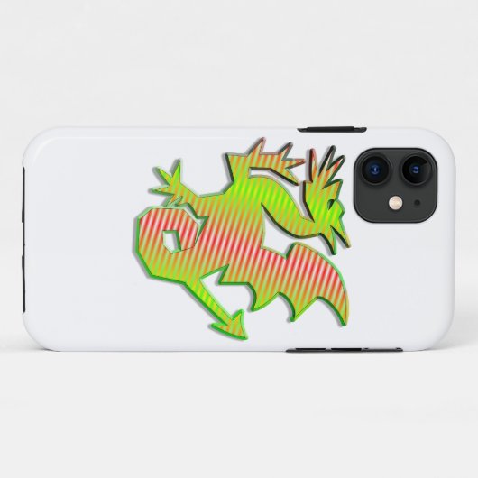 Stijlvolle draak Case-Mate iPhone case (Achterkant (horizontaal))