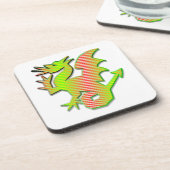 Stijlvolle draak drankjes onderzetter (Linkerzijde)