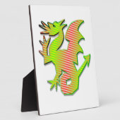 Stijlvolle draak fotoplaat (Zijkant)