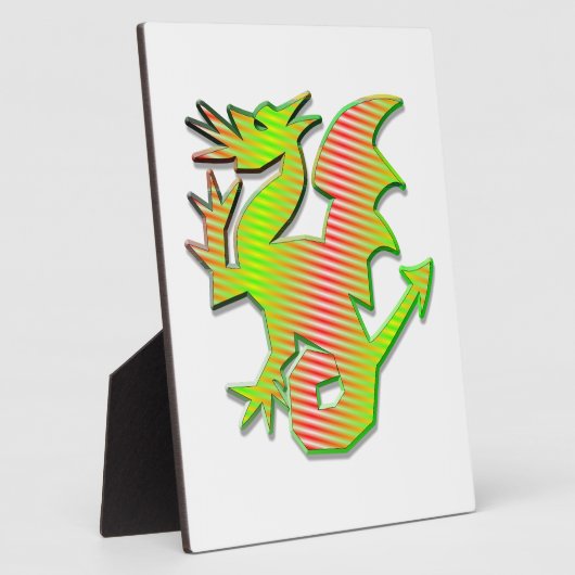 Stijlvolle draak fotoplaat (Zijkant)