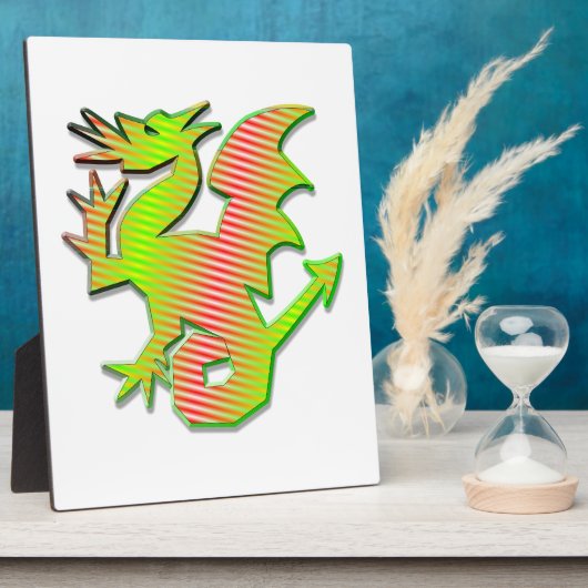 Stijlvolle draak fotoplaat (Zijkant)