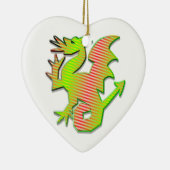 Stijlvolle draak keramisch ornament (Rechts)