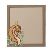 Stijlvolle draak notitieblok (Voorkant)