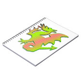 Stijlvolle draak notitieboek (Linkerzijde)