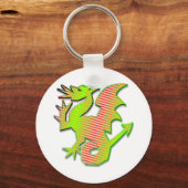 Stijlvolle draak sleutelhanger (Voorkant)